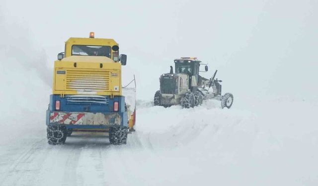 Amasya'da 62 köy yolu ulaşıma kapalı