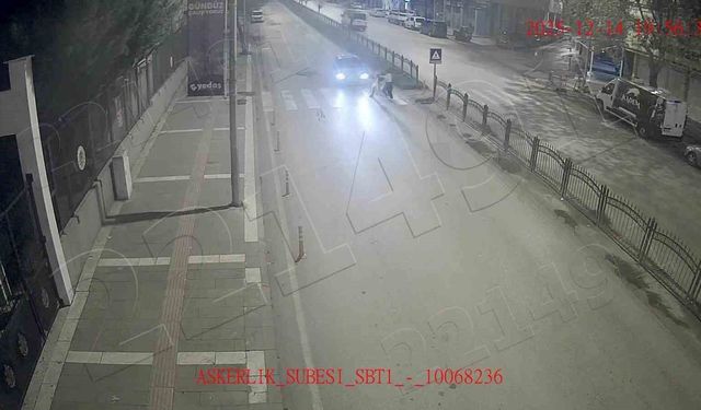 Amasya'da trafik kazaları kamerada