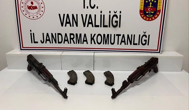 Başkale'de uzun namlulu silah ele geçirildi