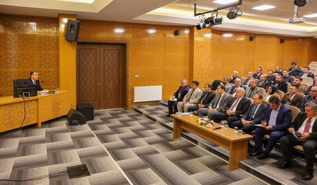 Bayburt'ta devam eden ve planlanan projeler değerlendirildi