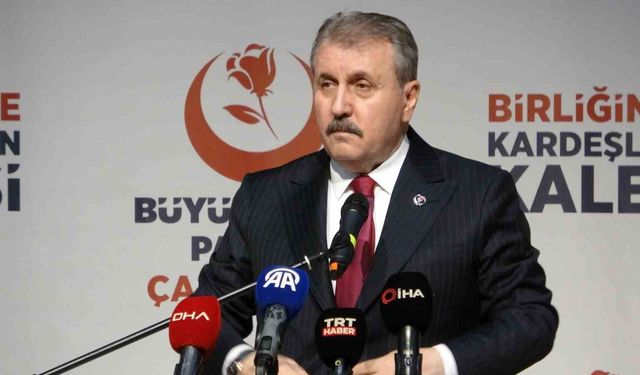 BBP Genel Başkanı Destici: 'Terörle, teröristle müzakere olmaz, mücadele edilerek kökü kazınmalıdır'