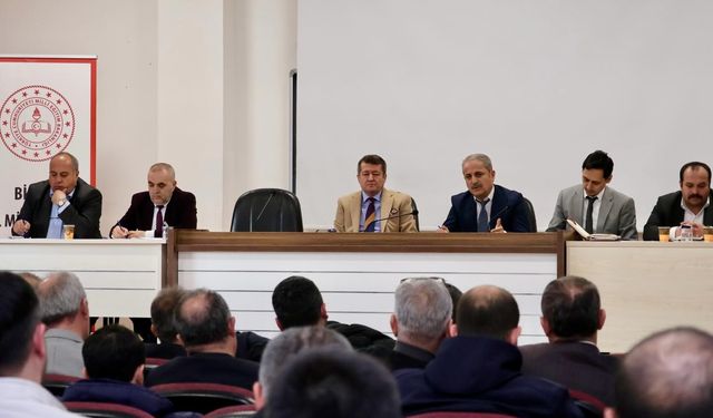 Bilecik'te eğitimde 2'inci dönem hazırlık toplantısı yapıldı