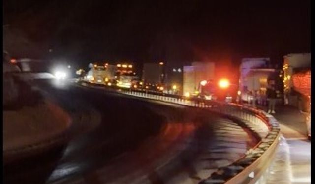 Bitlis'te kapanan yollarda uzun araç kuyrukları oluştu