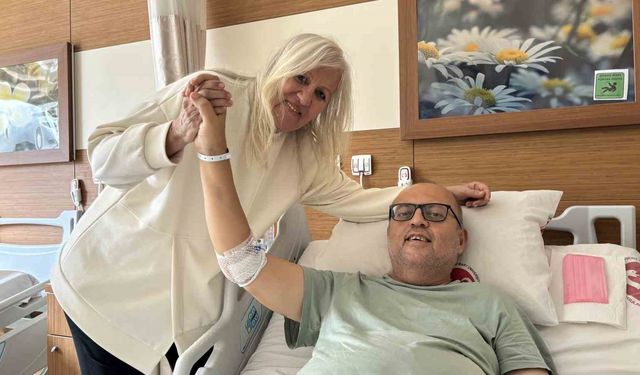 Çanakkale'de anneden oğluna böbrek nakli