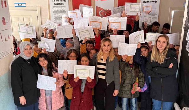 Diyadin'de karne sevinci