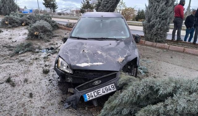 Elazığ'da trafik kazası: 1 yaralı
