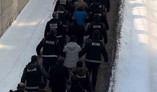 Erzurum merkezli 5 ilde usulsüz kredi operasyonu: 38 şüpheli yakalandı