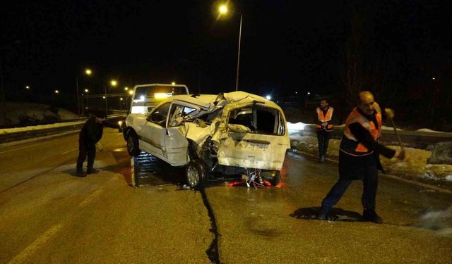 Erzurum'da trafik kazası: 2 yaralı