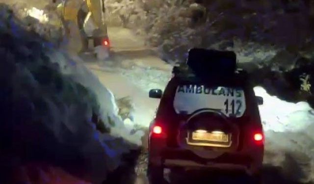 Hastalara ulaşmak için ekiplerin zorlu mücadelesi