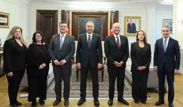 İçişleri Bakanı Ali Yerlikaya, BM Mülteciler Yüksek Komiseri Berhem Salih ile görüştü