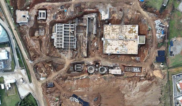 İçme suyu arıtma tesisi hızla yükseliyor