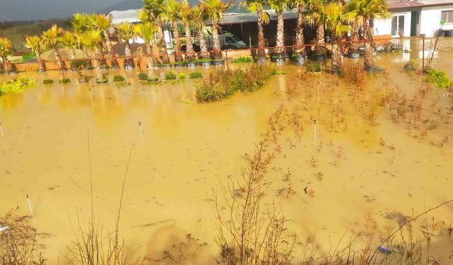 İzmir sağanağa teslim: Yollar ve tarım arazileri sular altında