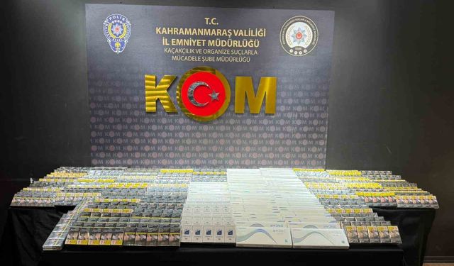 Kahramanmaraş'ta kaçakçılık operasyonları: 10 şahsa işlem yapıldı