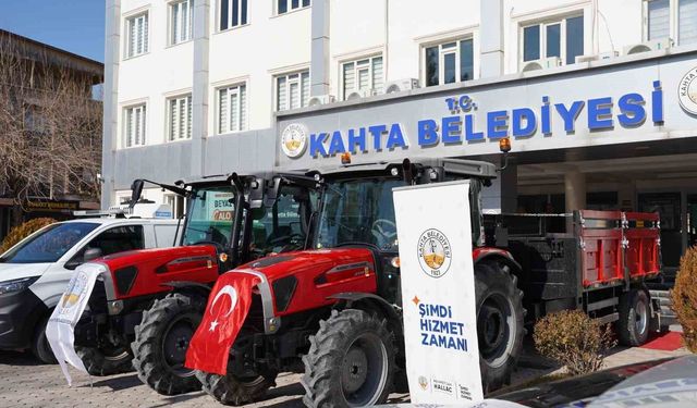 Kahta Belediyesi'nin araç filosu güçleniyor