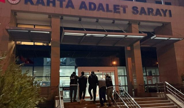 Kahta'da uyuşturucu operasyonunda 4 şahıs tutuklandı