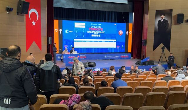 Karabük'te bin 600 konutun hak sahipleri kura ile belirlendi