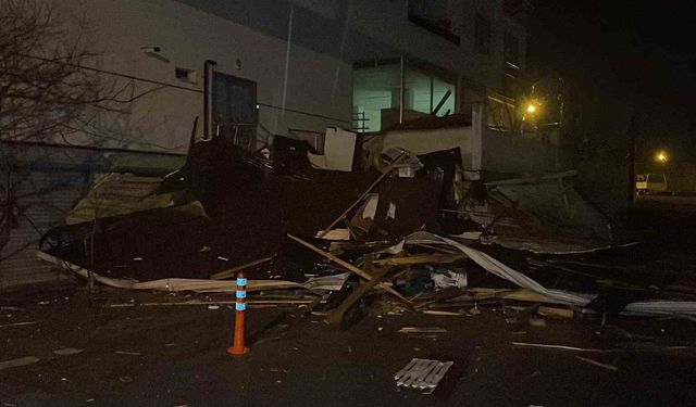 Karaman'da fırtına hayatı olumsuz etkiledi