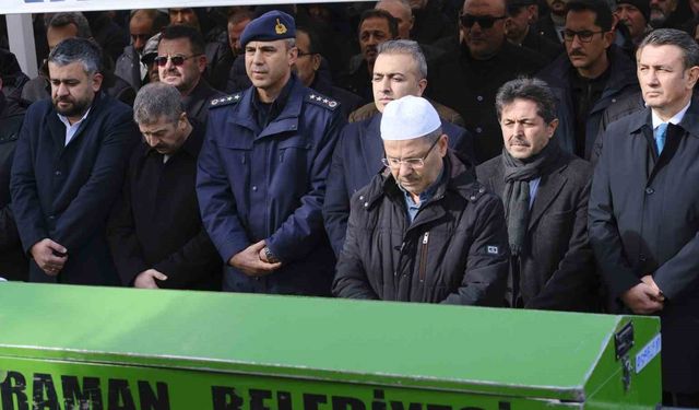 Karaman'da hayatını kaybeden Milletvekili Osman Sağlam'ın amcası toprağa verildi
