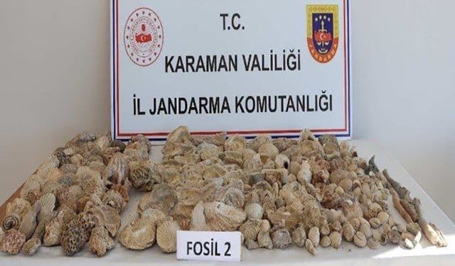 Karaman'da kaçak sigara ile 420 adet fosil ele geçirildi: 12 kişi tutuklandı