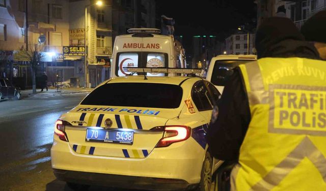 Karaman'da otomobiller çarpıştı: 1 yaralı