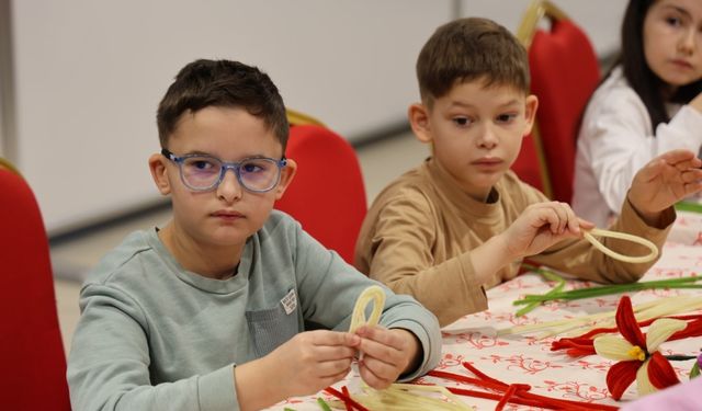 Kartepe'de öğrenciler yarıyıl tatilini sanat atölyeleriyle tamamladı