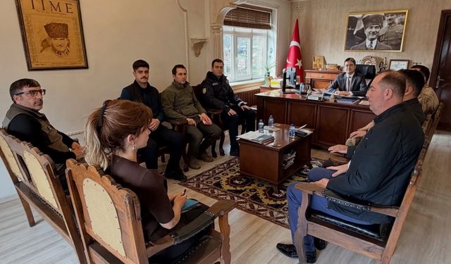 Kemaliye'de İlçe Av Komisyonu Toplantısı yapıldı