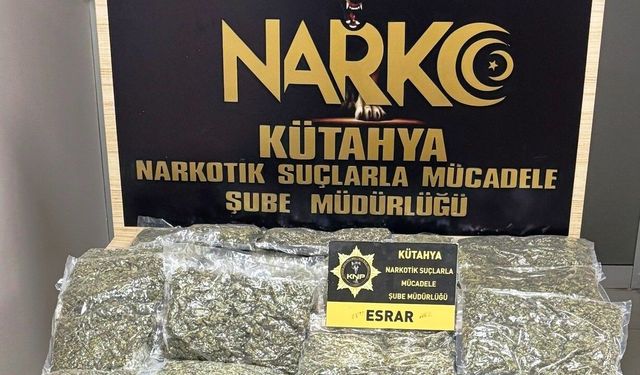 Kütahya'da uyuşturucu operasyonu, 4 şüpheli tutuklandı