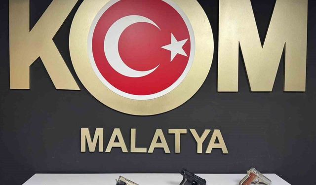 Malatya'da ruhsatsız silah operasyonu