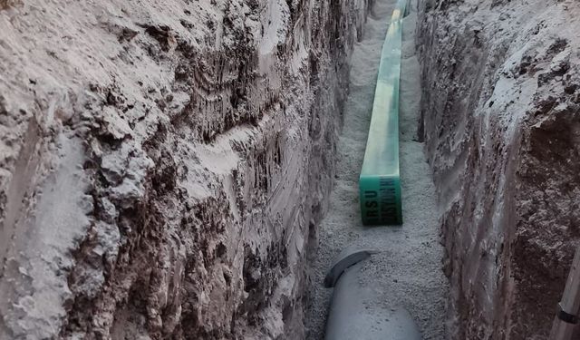 MARSU, bir mahallede daha atık su sorununu çözüme kavuşturdu