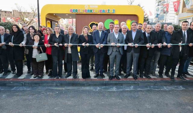 Menemen'de bebek bakım kabinleri törenle hizmete açıldı