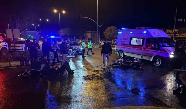 Menteşe'de trafik kazası: Motosiklet sürücüsü ağır yaralı