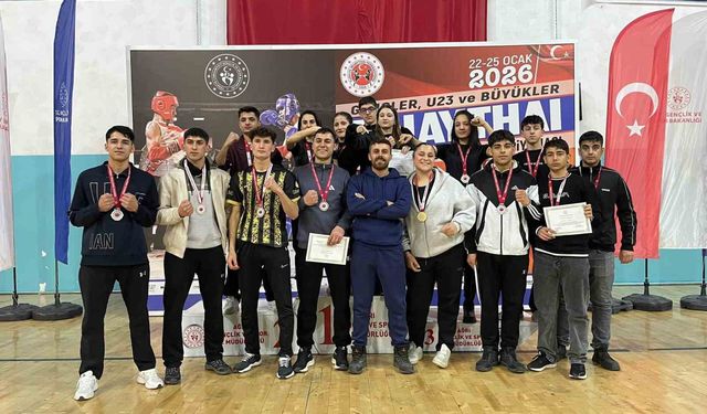 Muşlu sporculardan Muaythai Bölge Şampiyonası'nda büyük başarı