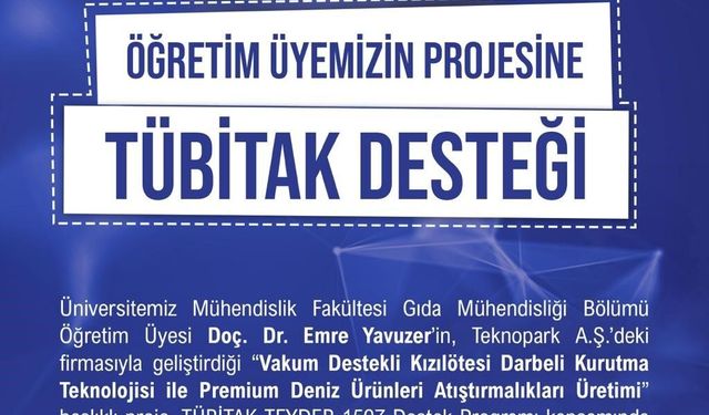 NÖHÜ öğretim üyesine destek