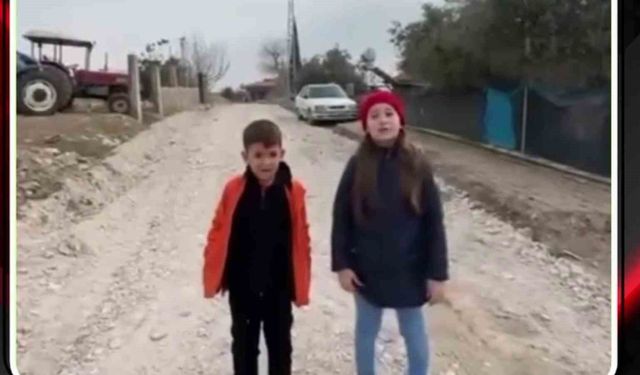 'Okula gidip gelemiyorum, sokakta kardeşlerimle oynayamıyorum' diyerek belediye başkanına seslenen çocukların istekleri yerine getirildi