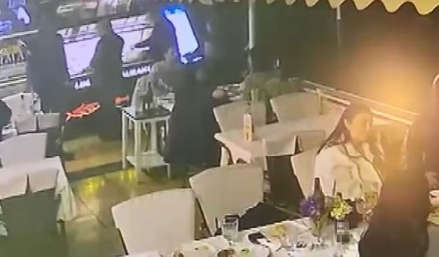 Restorana silahlı saldırının görüntüleri ortaya çıktı