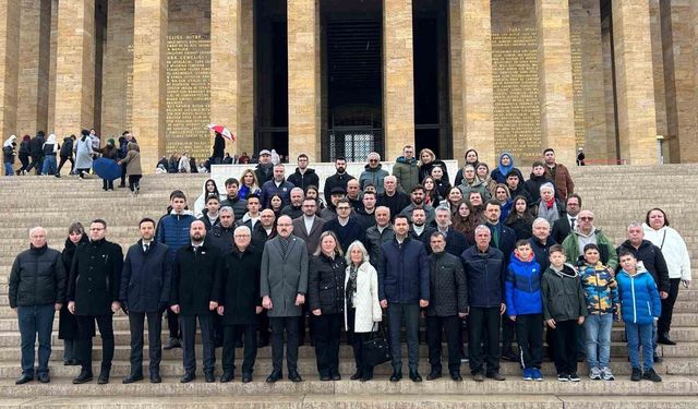 Samsunlu mübadillerden Anıtkabir ziyareti