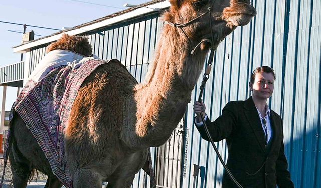 Sanatçı Mertcan Türkoğlu, Hi Jolly'nin Arizona'daki anıt mezarı başında anıldı