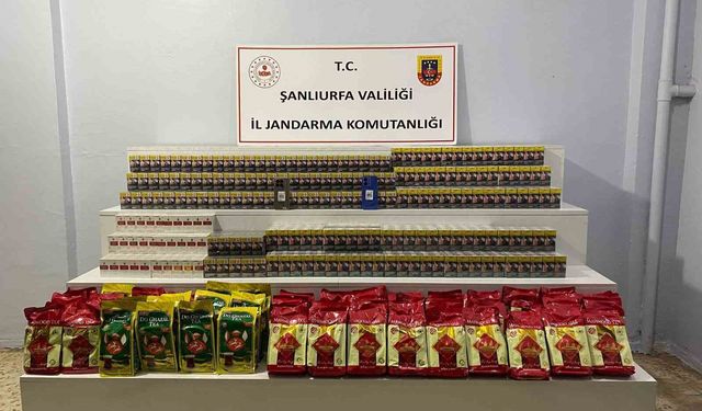 Şanlıurfa'da 9 bin 170 paket gümrük kaçağı sigara ele geçirildi