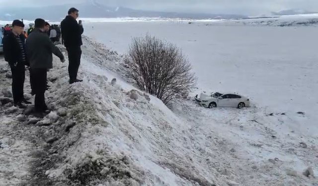 Sarıkamış'ta trafik kazası: 1 yaralı