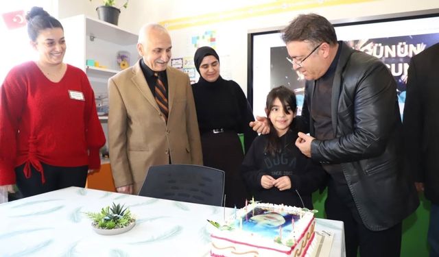 Şehit emaneti Afra'ya 8'inci yaşında anlamlı sürpriz