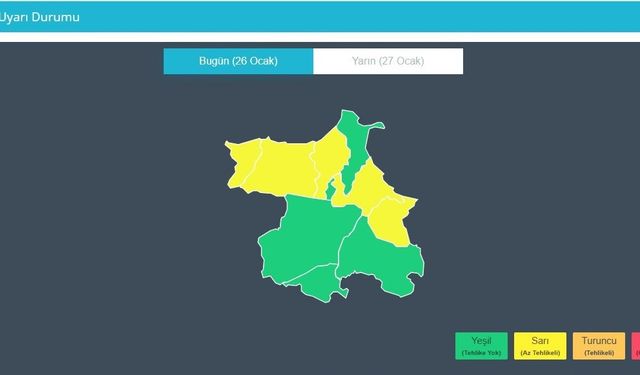 Sinop'ta fırtına alarmı: 5 ilçe için sarı kodlu uyarı
