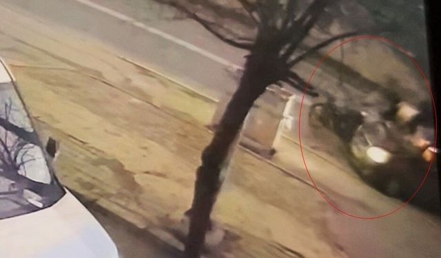 Tekirdağ'da 2 kişinin yaralandığı feci kaza kamerada