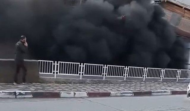 Tokat'ta evden yükselen yoğun duman mahalleliyi ayağa kaldırdı