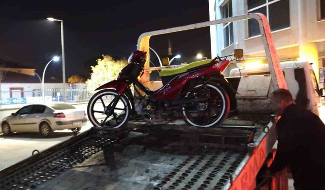 Tokat'ta trafik güvenliğini tehlikeye düşüren motosikletlilere ceza yağdı