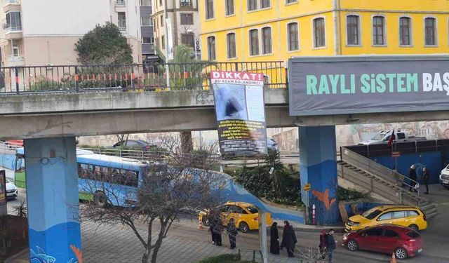 Trabzon'da garip afiş