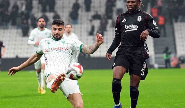 Trendyol Süper Lig: Beşiktaş: 2 - Konyaspor: 1 (Maç sonucu)