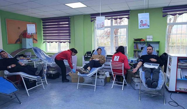 Türkeli'de okullarda rekor kan bağışı: 3 günde 253 ünite kan toplandı