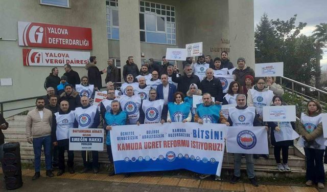 Yalova'da kamuda ücret eşitsizliğine dikkati çektiler