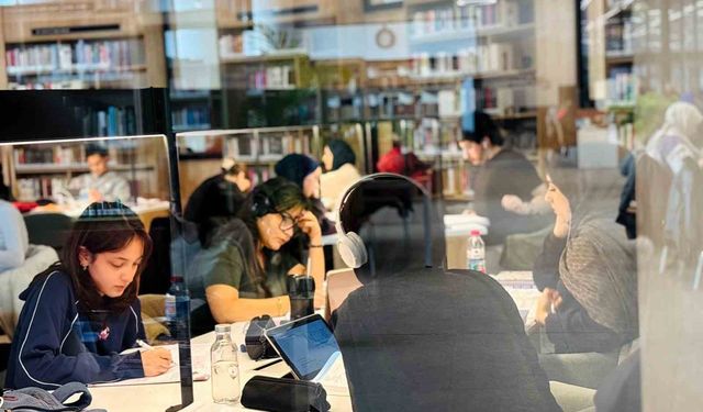 Yarıyıl tatilinde kütüphaneler gençlerin tek adresi haline geldi