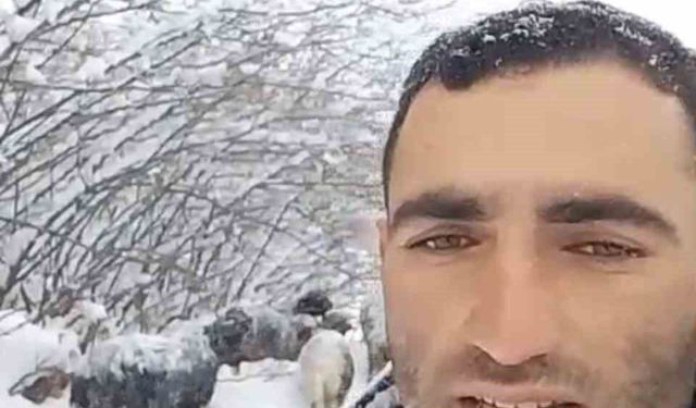 Yeni yılın ilk gününde yaylada kara yakalanan çoban türkülerle ısındı